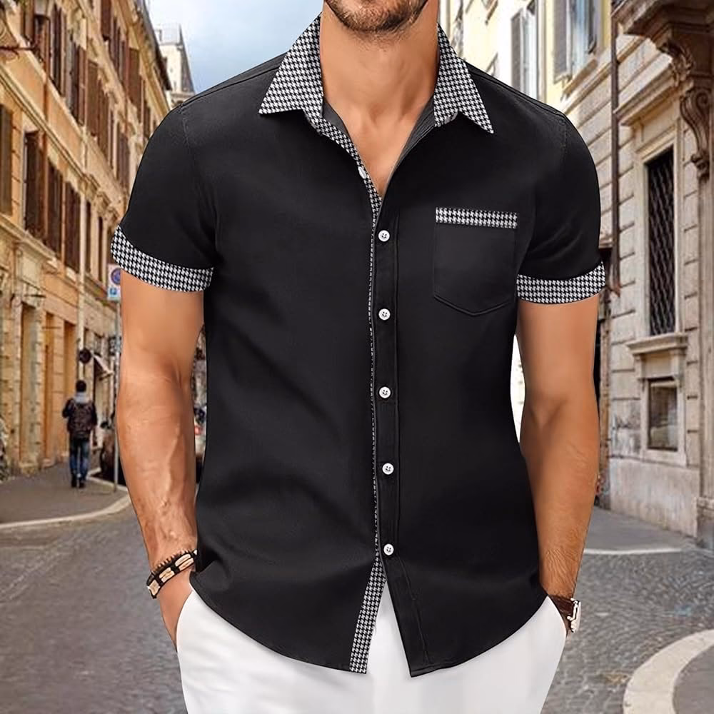 What are short sleeve shirts made of?