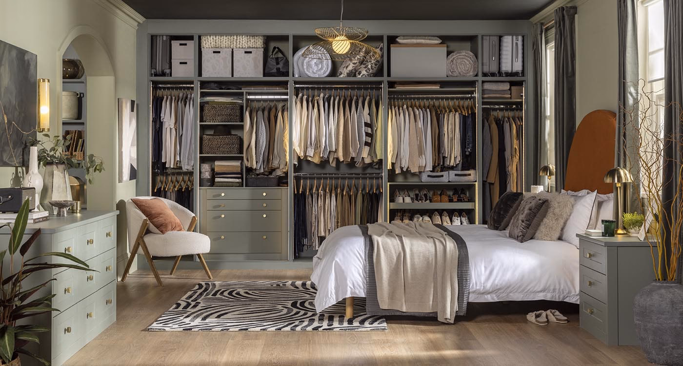 What is a wardrobe interior?