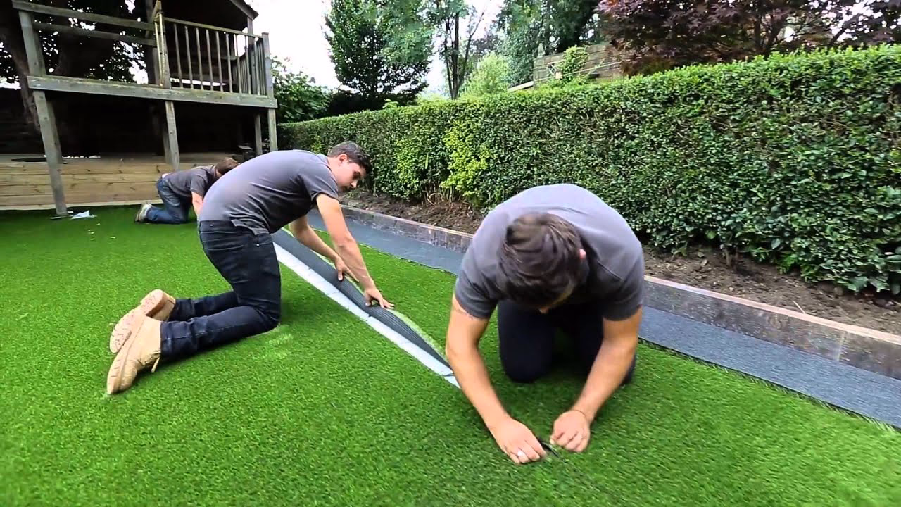 How to lay artificial grass?