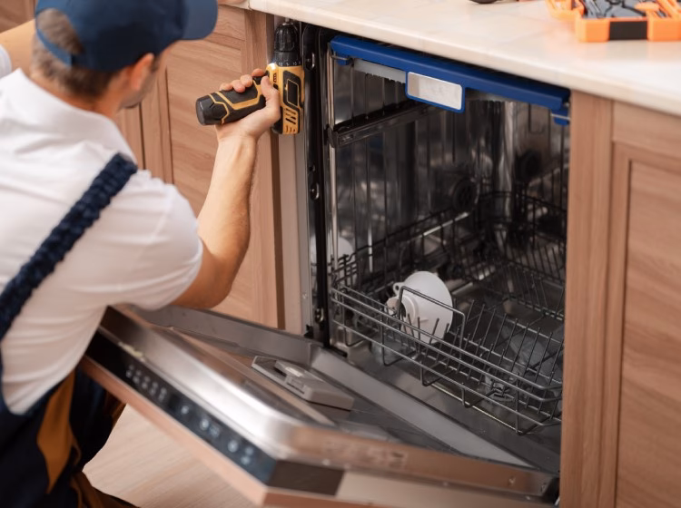 How do I replace my integrated dishwasher?