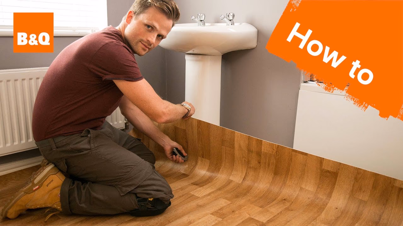 How do you install linoleum flooring?