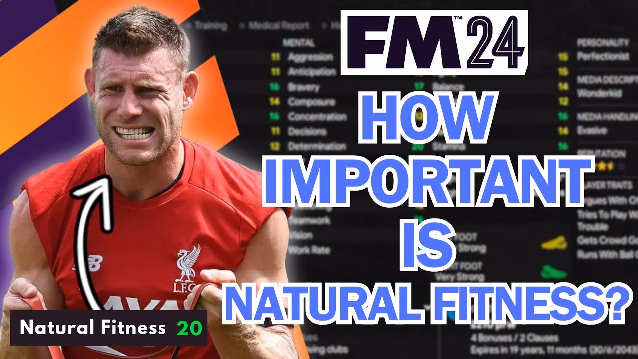 How do physical attributes impact player performance in football manager?