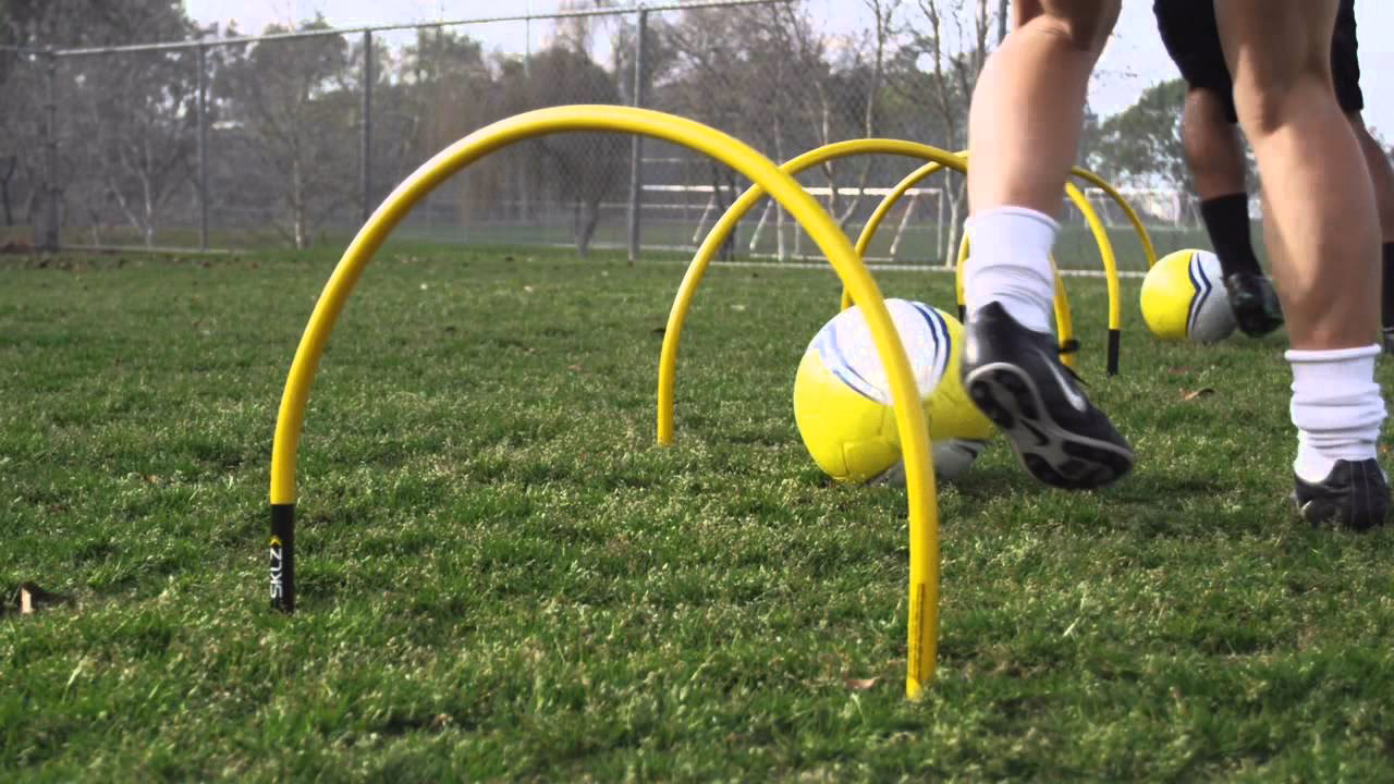 Are football passing arcs suitable for outdoor use?