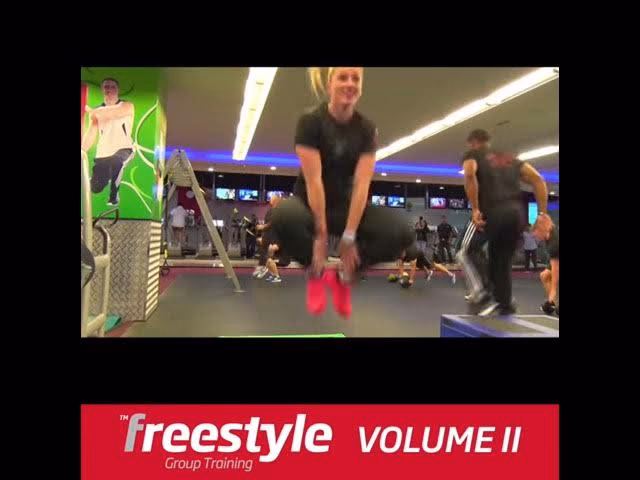 What is the difference between freestyle and pre-choreographed aerobics?