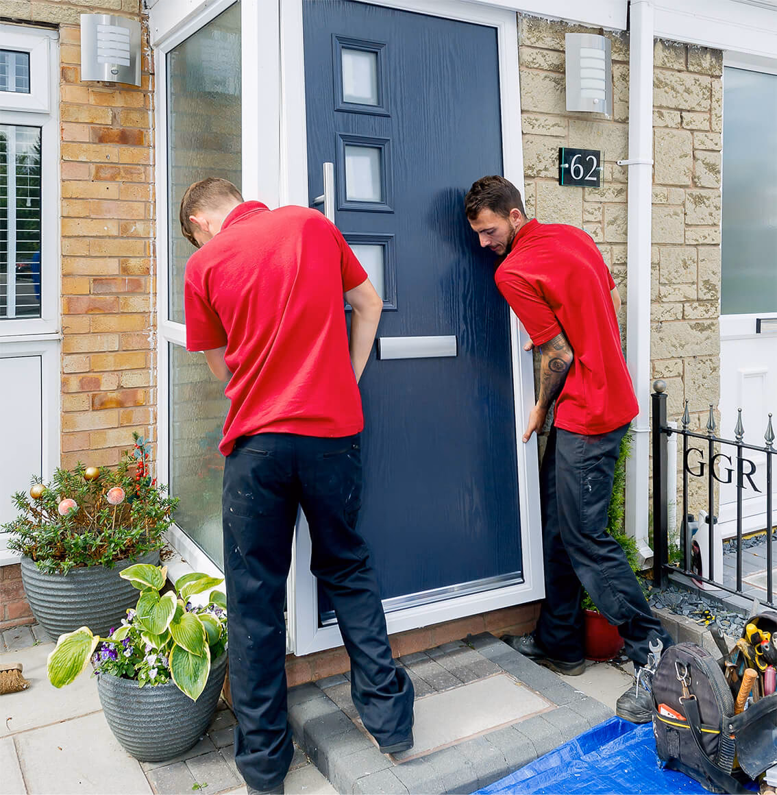 How do I get a guaranteed precision fit for a new front door?
