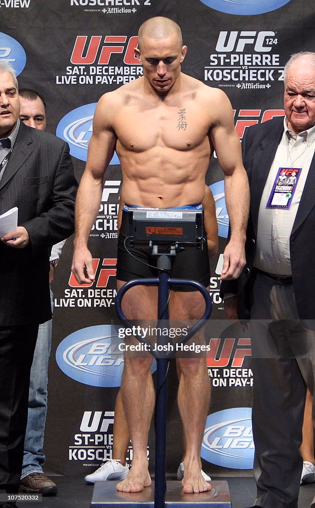 How does Georges St-Pierre train?