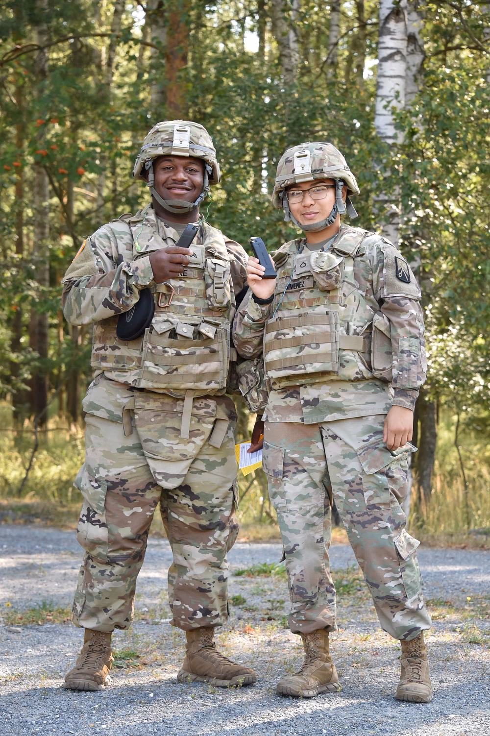 Where was the German infantry training course taught?