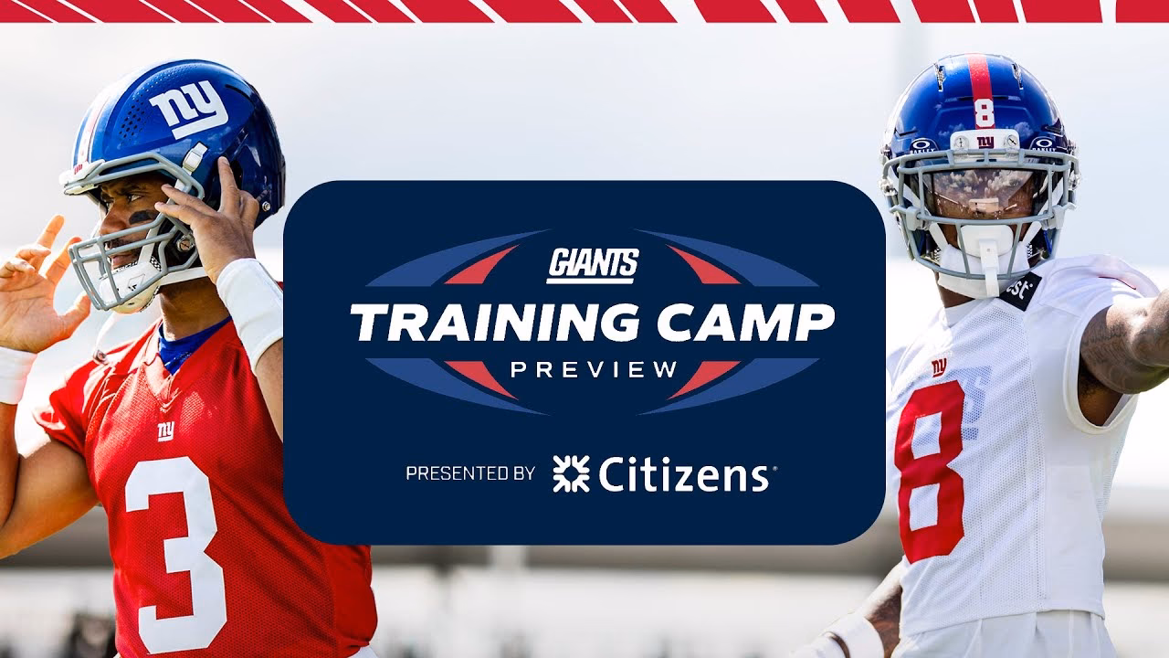 When is New York Giants training camp?