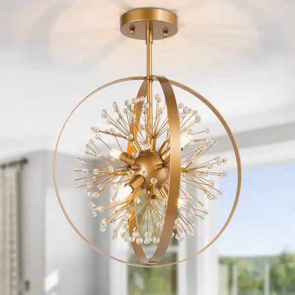 Does Dunelm have a gold ceiling light?