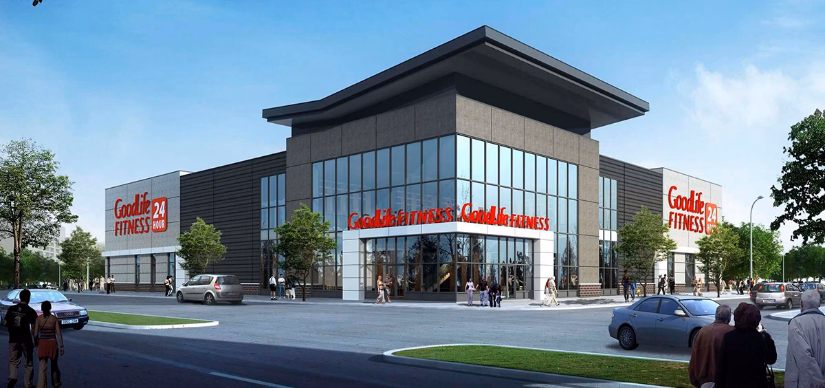 Does GoodLife Fitness Winnipeg Grant Park shopping centre have a gym?