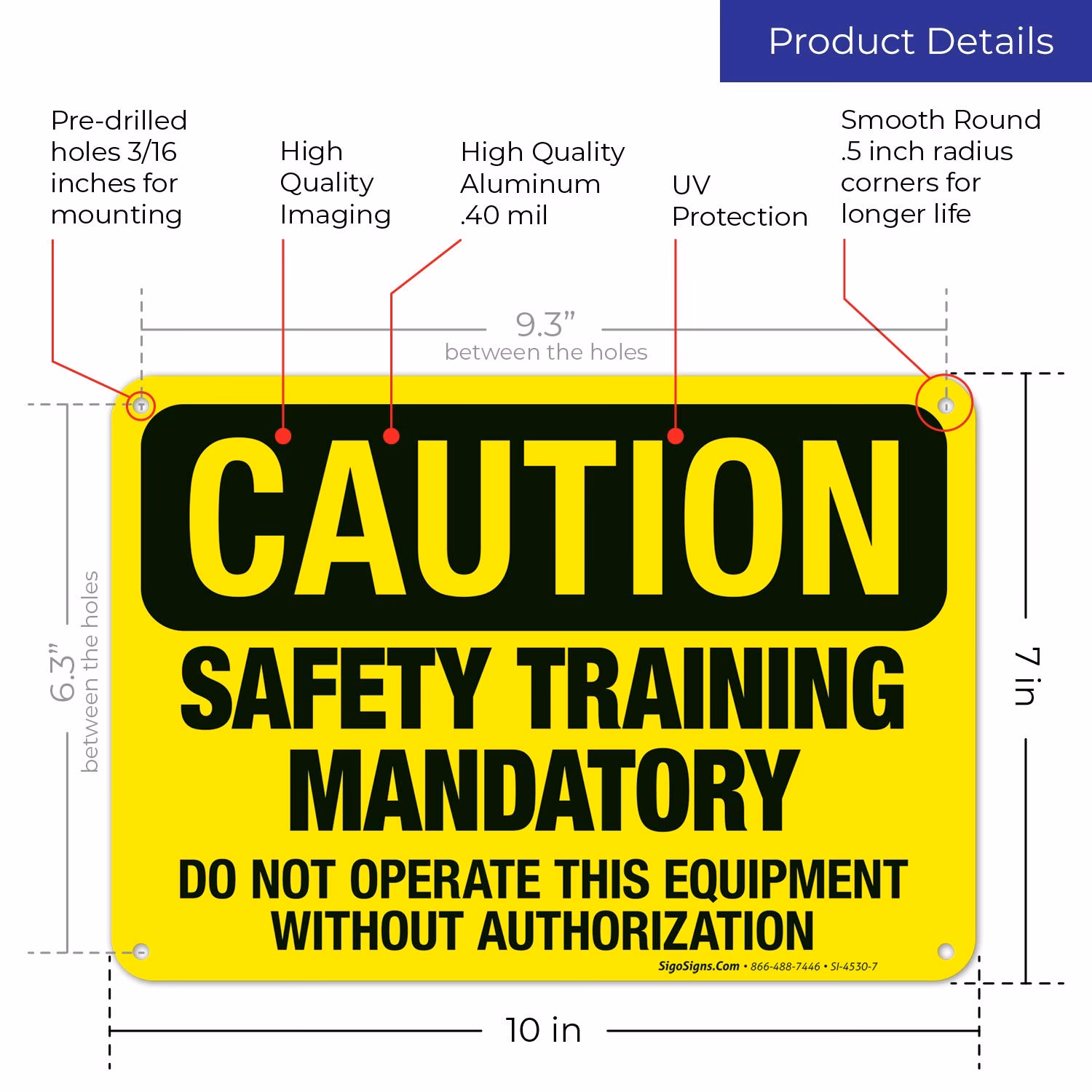 What type of sign mounting hardware does grimco offer?