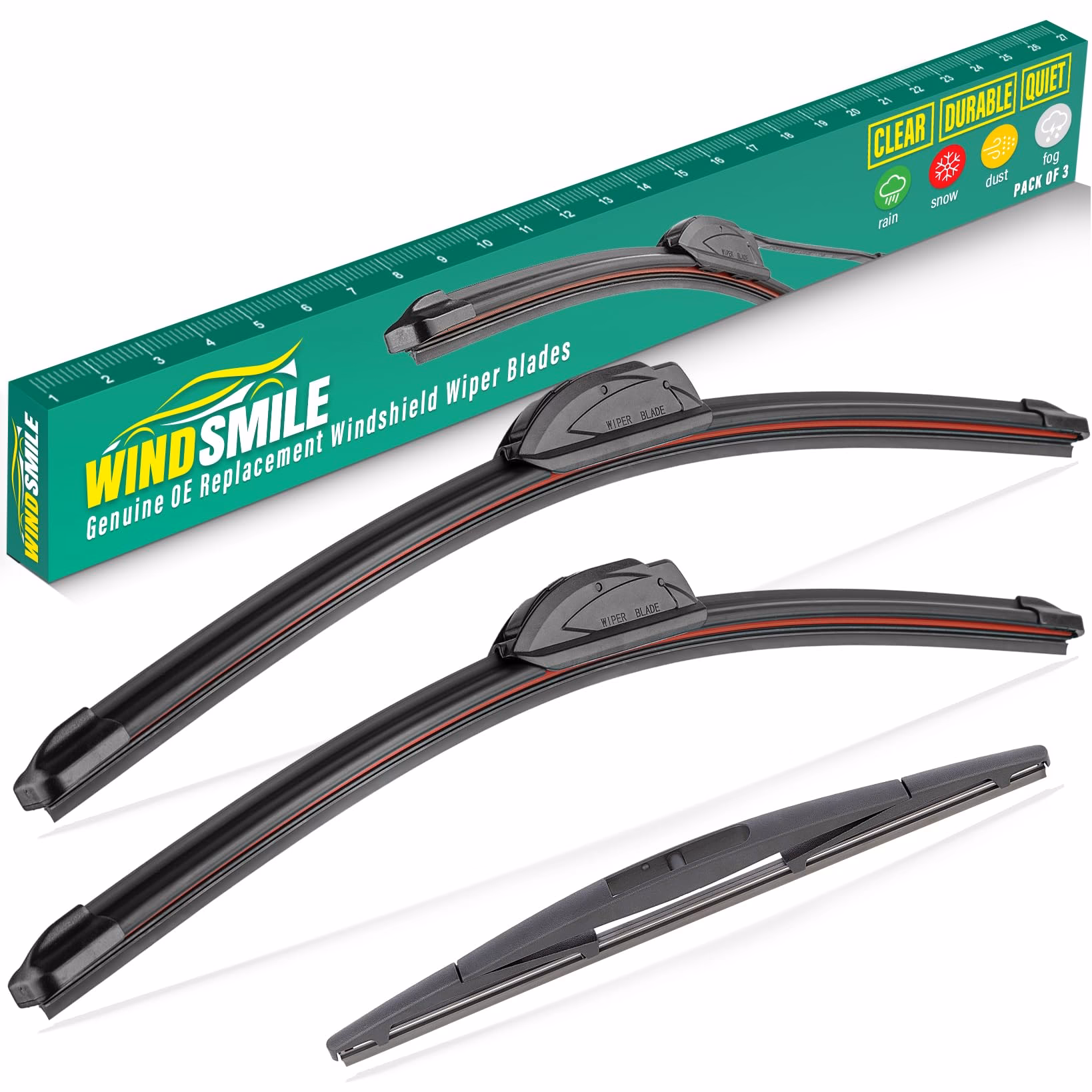 What are the sizes of Honda wiper blades?