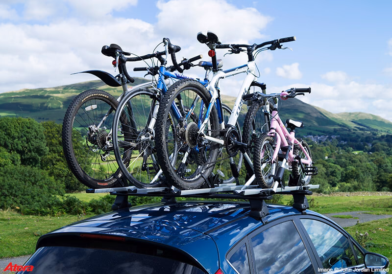 How many bikes can fit on a roof box?