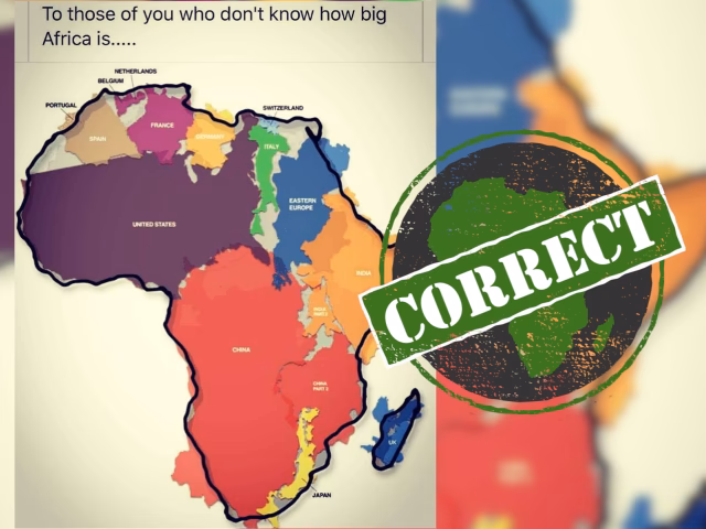 Is Africa bigger than other countries?