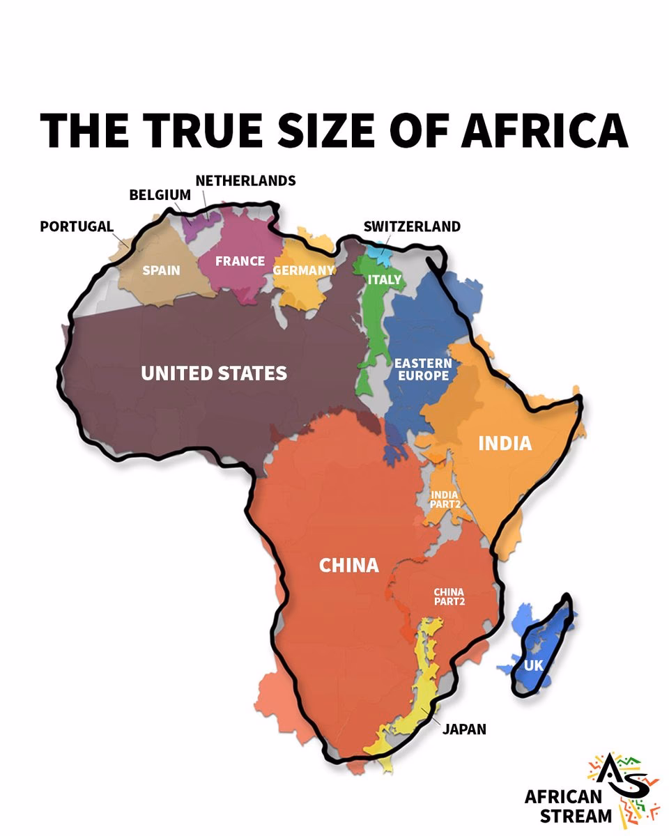 Is Africa a big place?