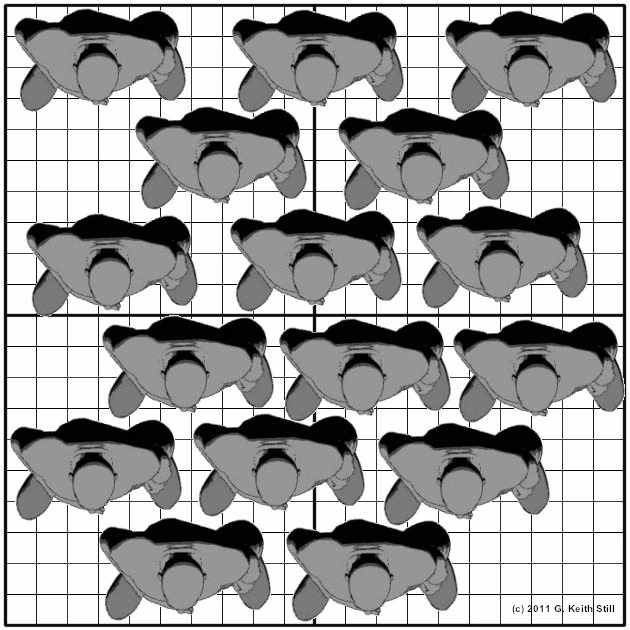 How many people per square metre?