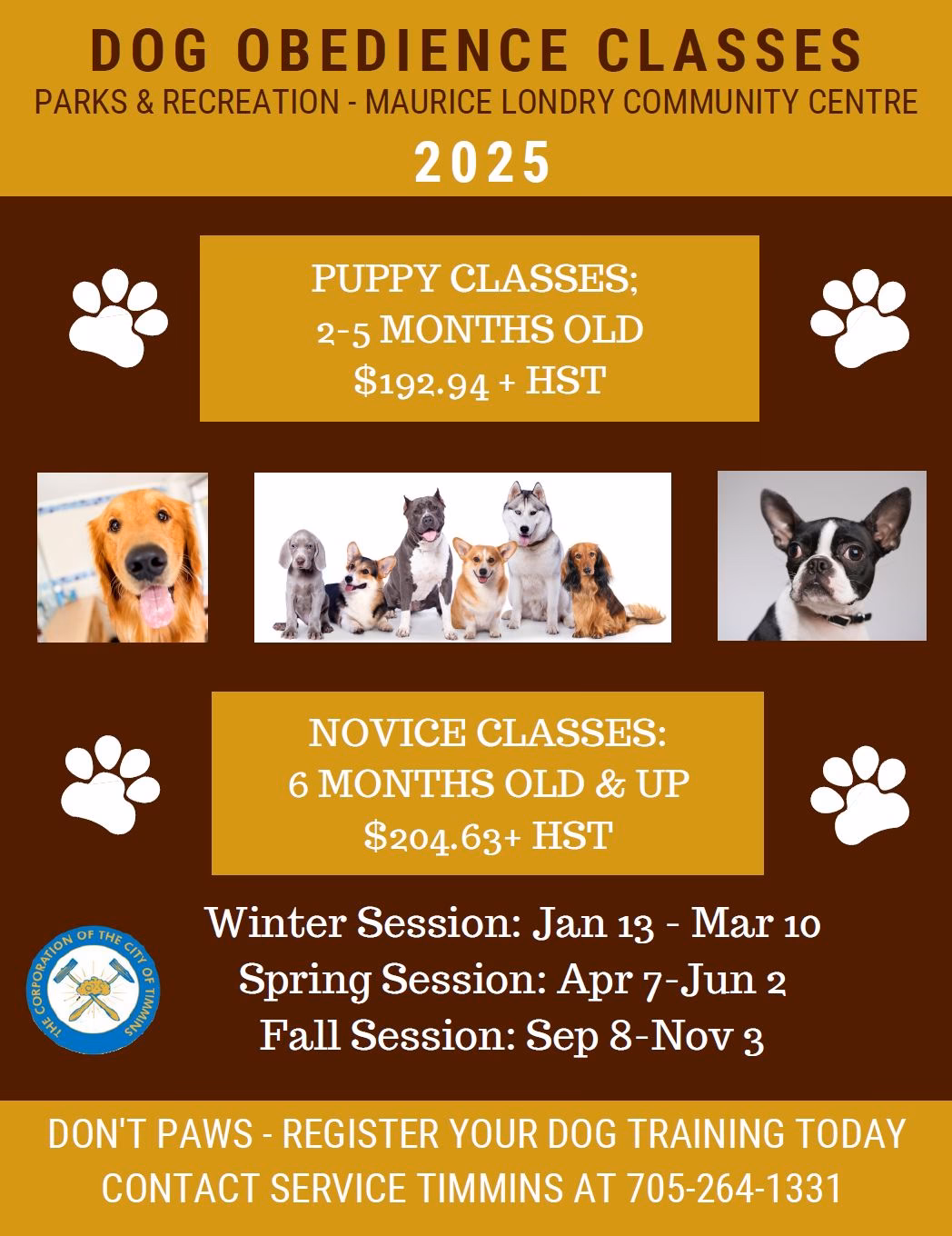 How much does a dog Boot Camp cost?