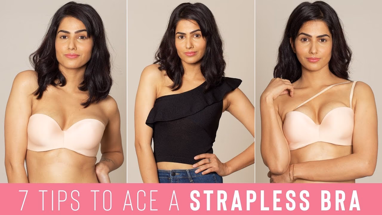 How do I choose a strapless bra?