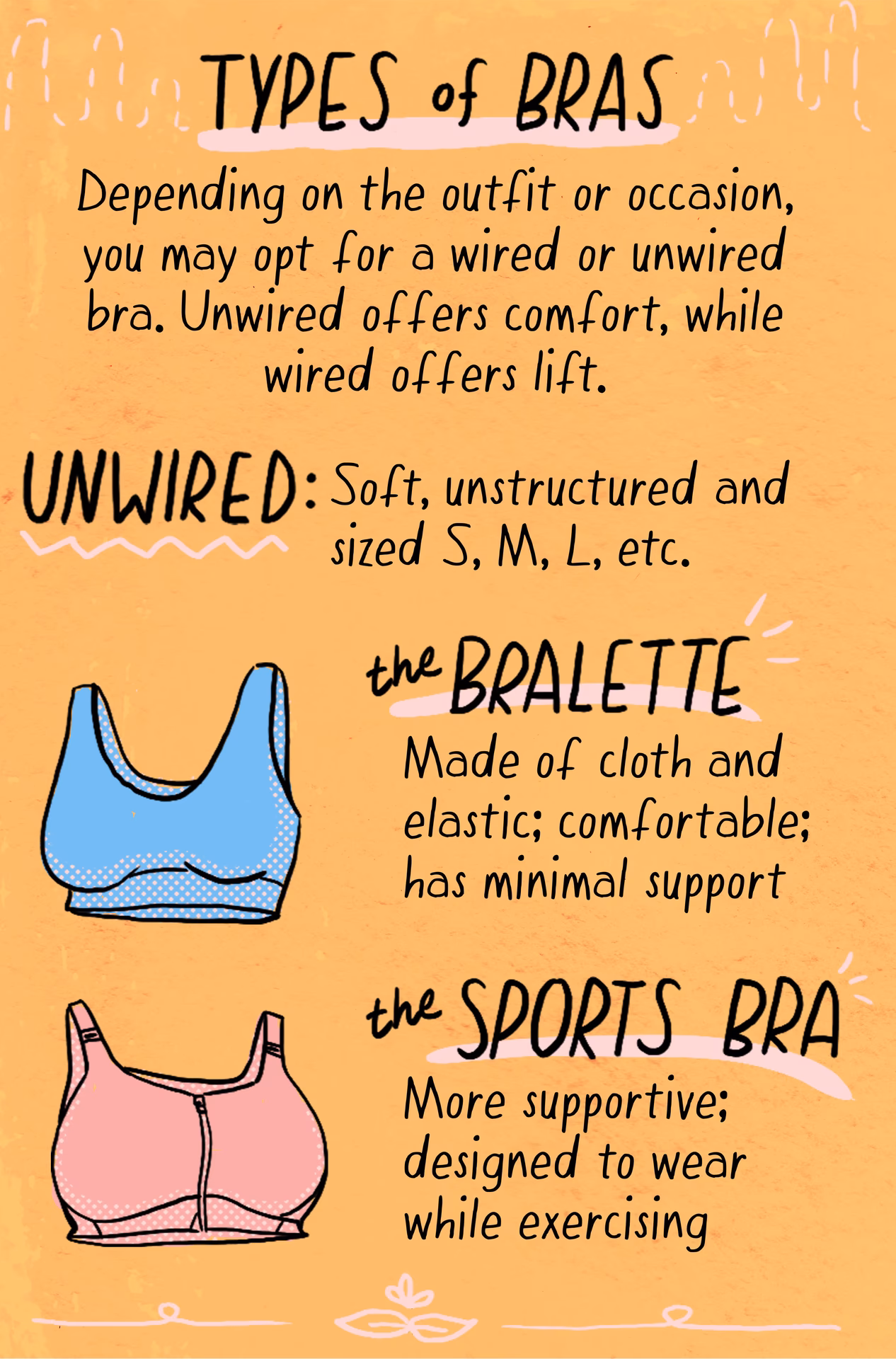 How do I choose a bra size?