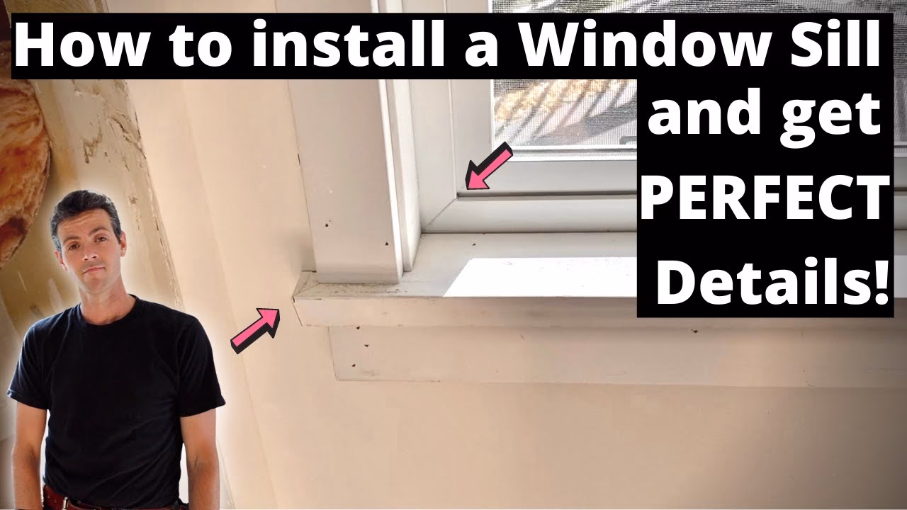 How do you put a window in a house?