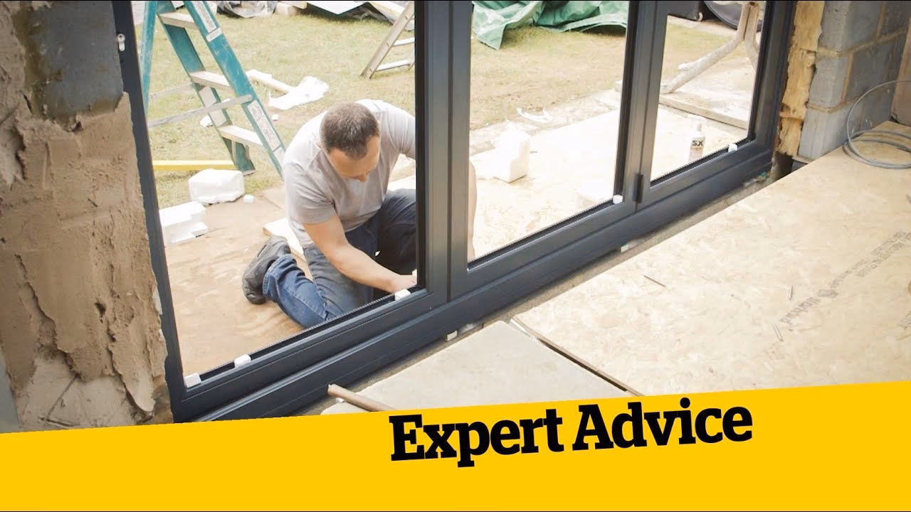 Can a bifold door lean in any direction?