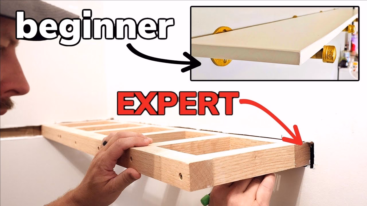 What is a floating shelf?