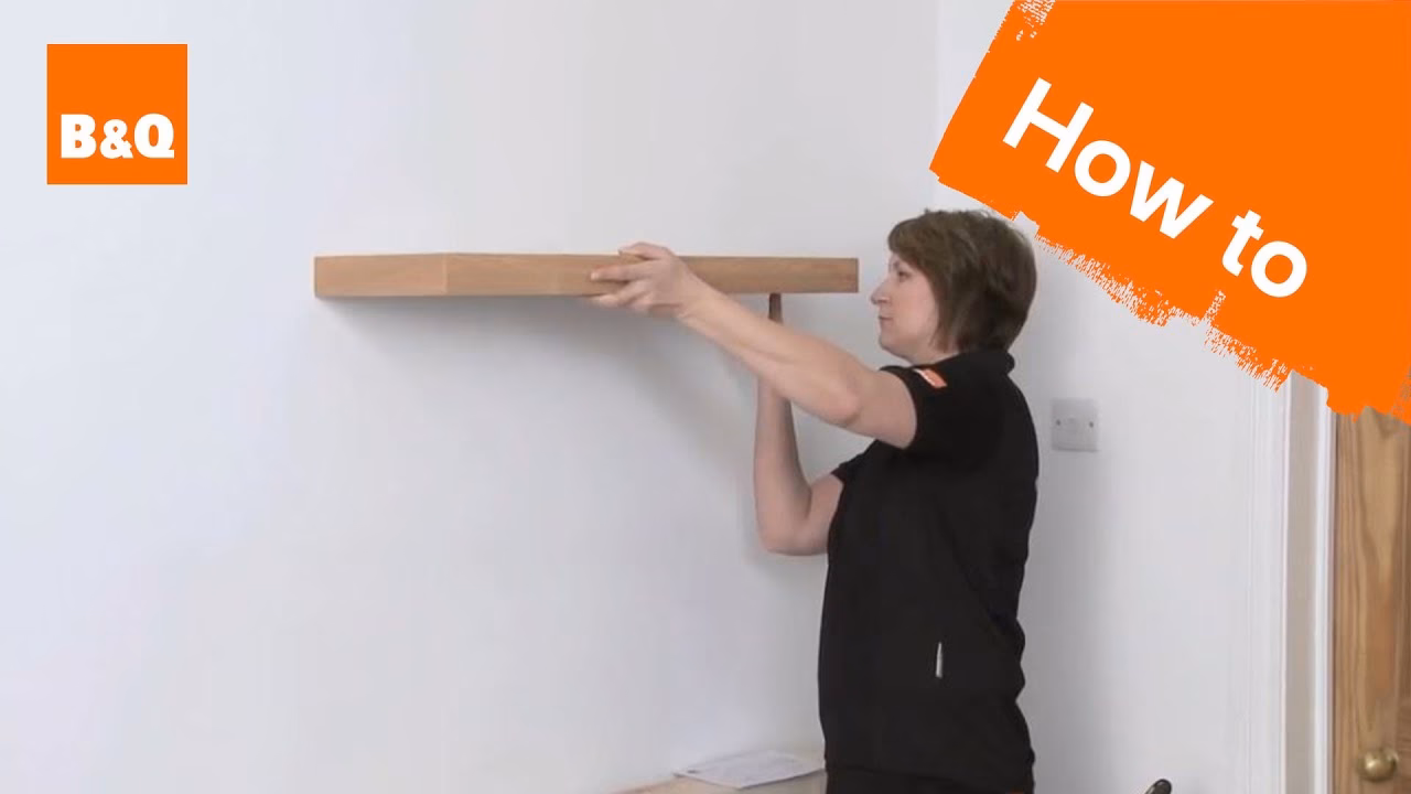 What is a floating shelf?