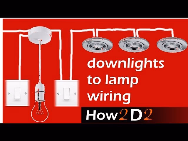 How do you install spotlights on a ceiling?