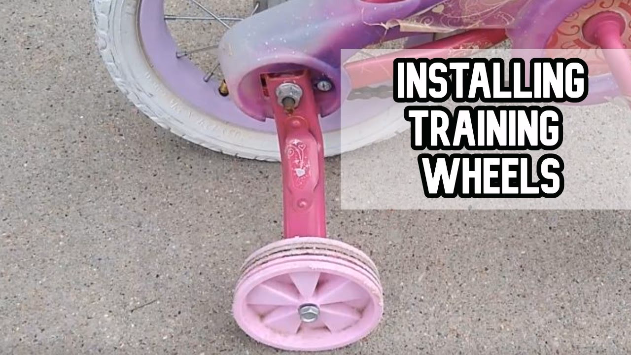 How to put training wheels on a bike?
