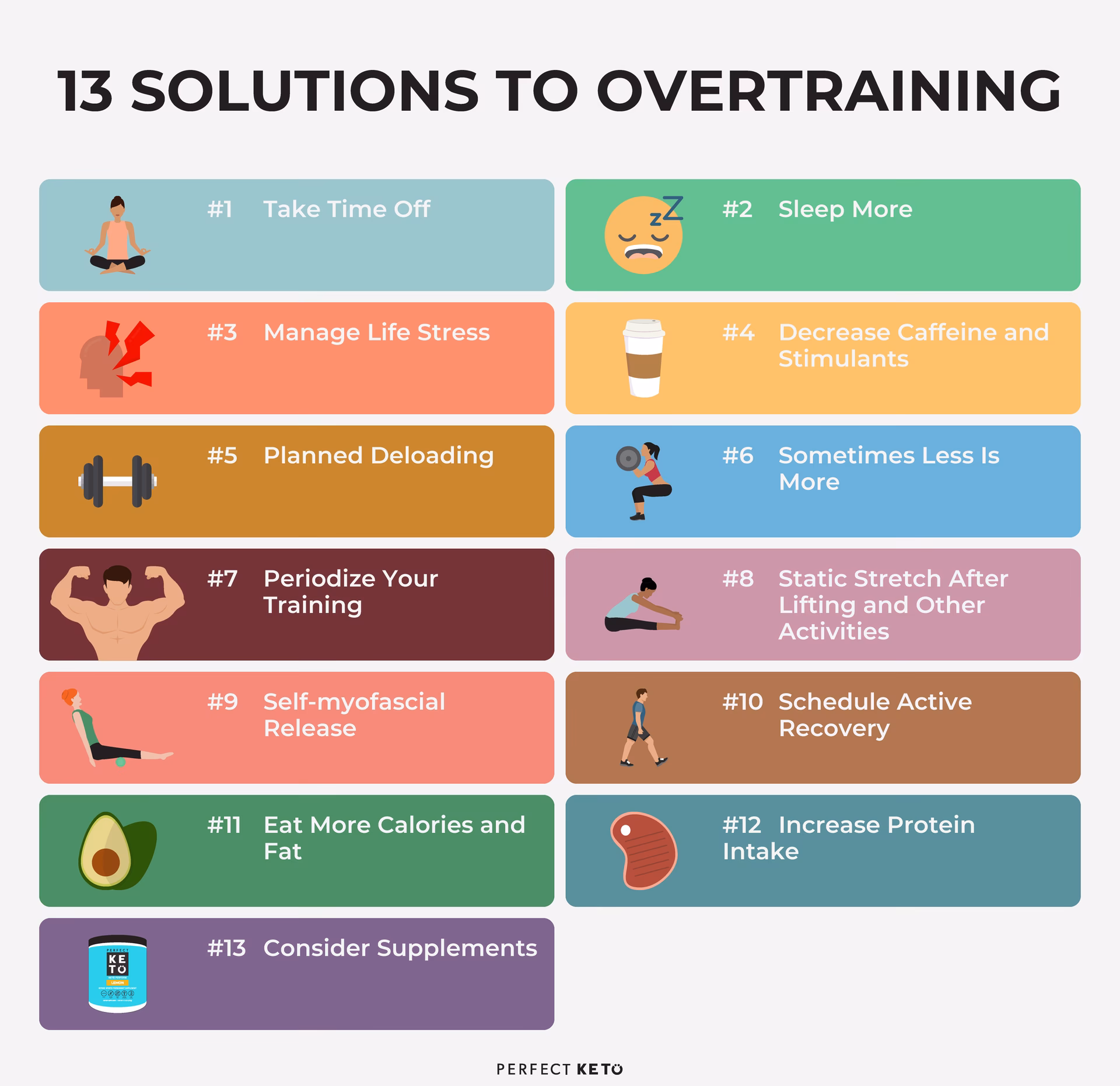 How do I know if I'm overtraining?