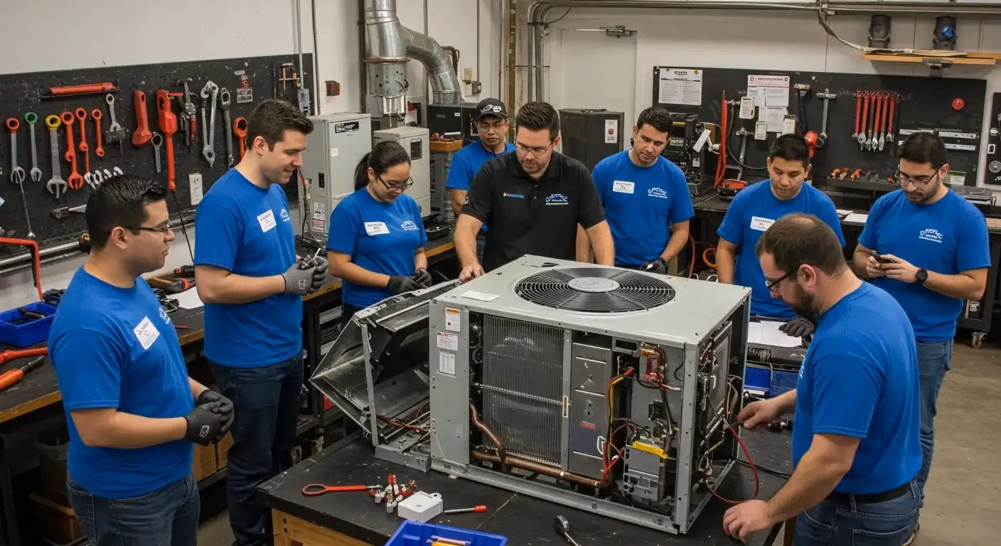 What is a free online HVAC training program?