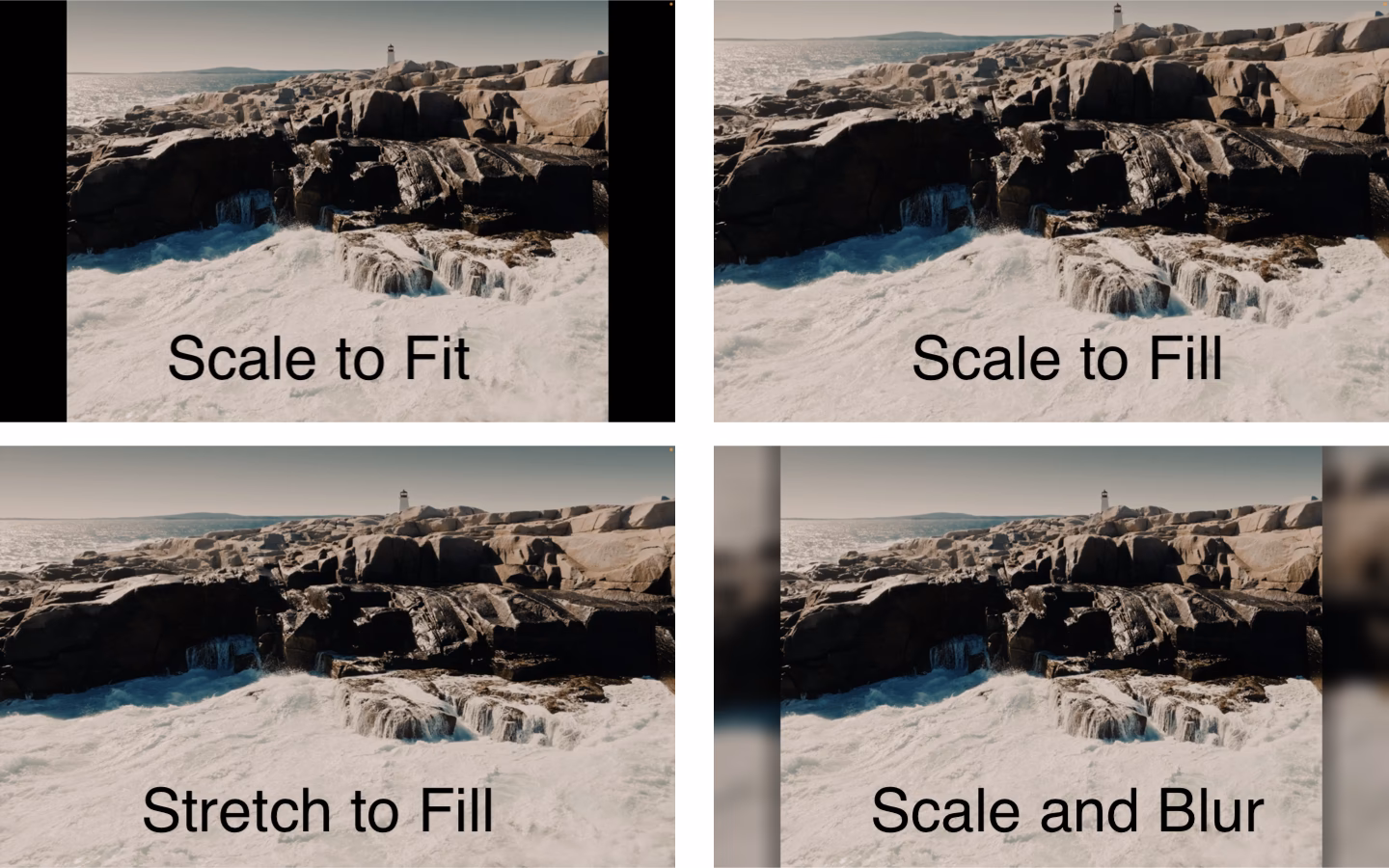 How to stretch images horizontally or vertically?