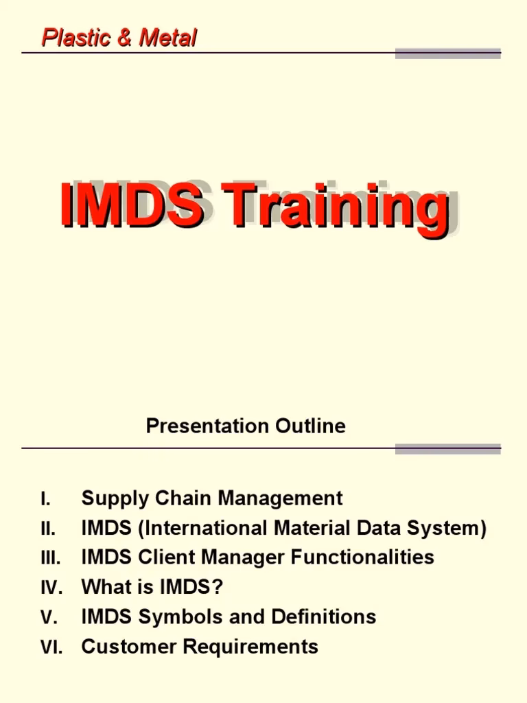 How do I learn IMDS?