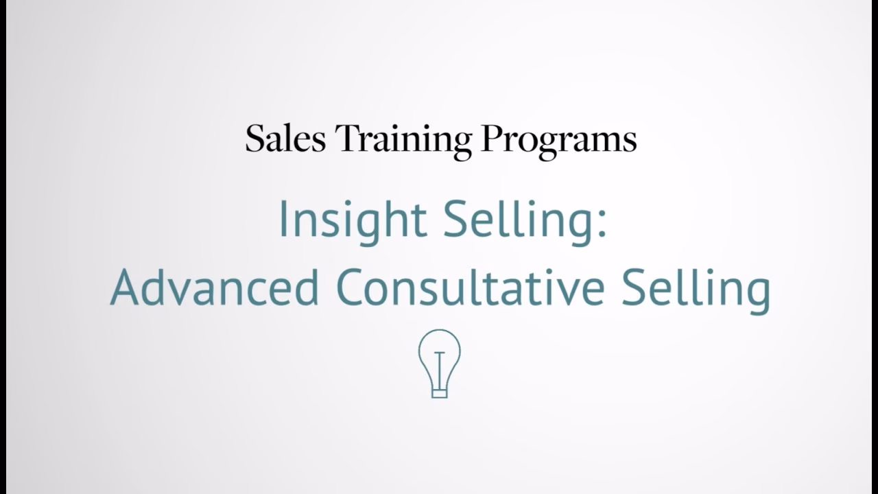 What is insight selling?