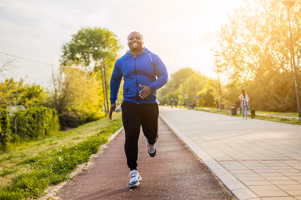 Does jogging improve heart health?