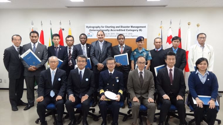 How many JICA training courses are there?