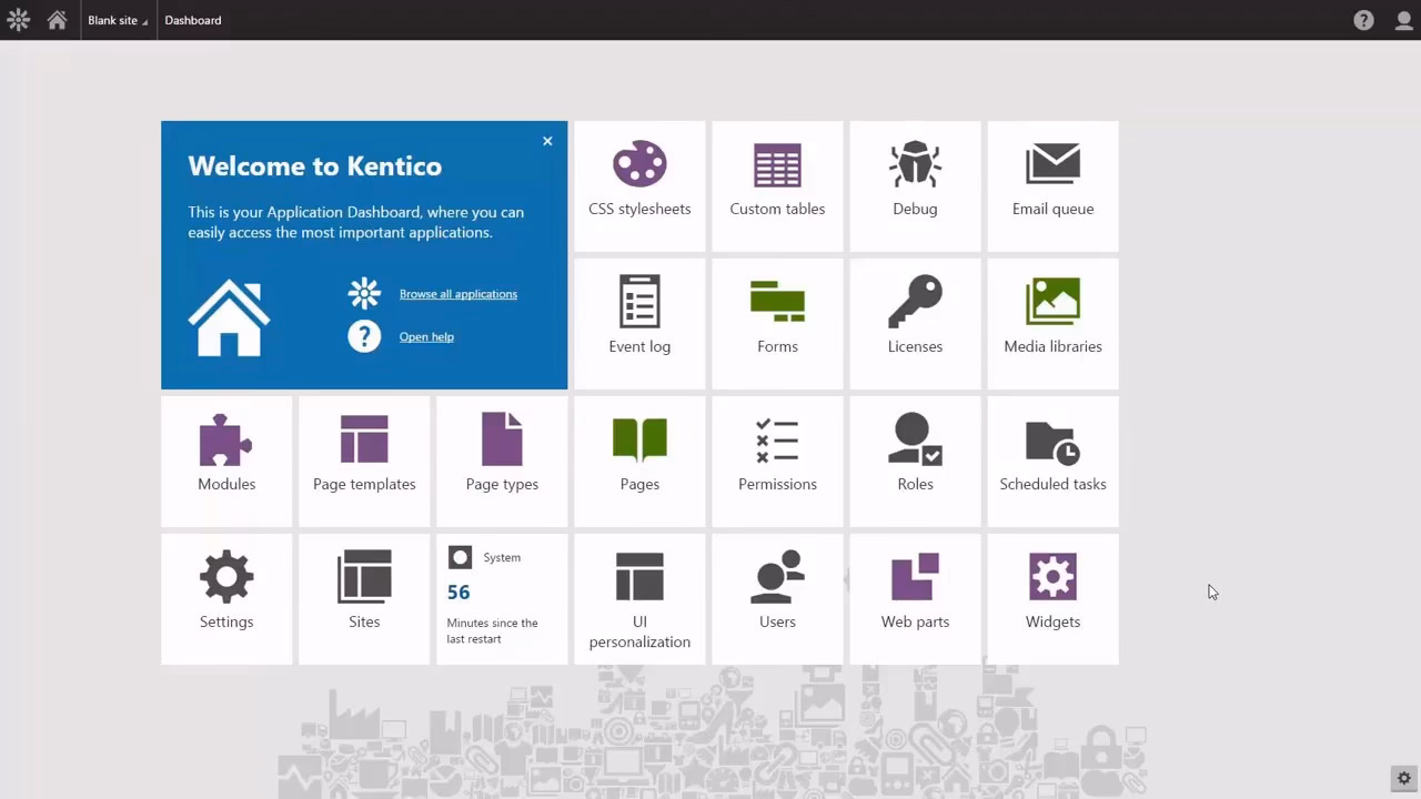 What training content does Xperience by Kentico offer?