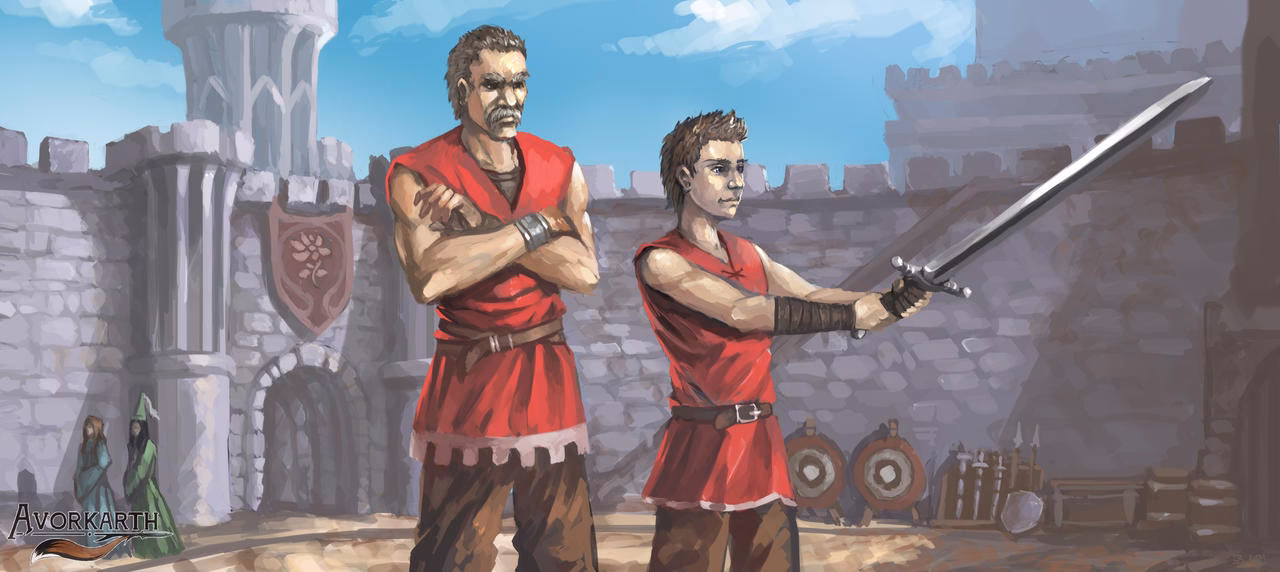 When did knights start training?