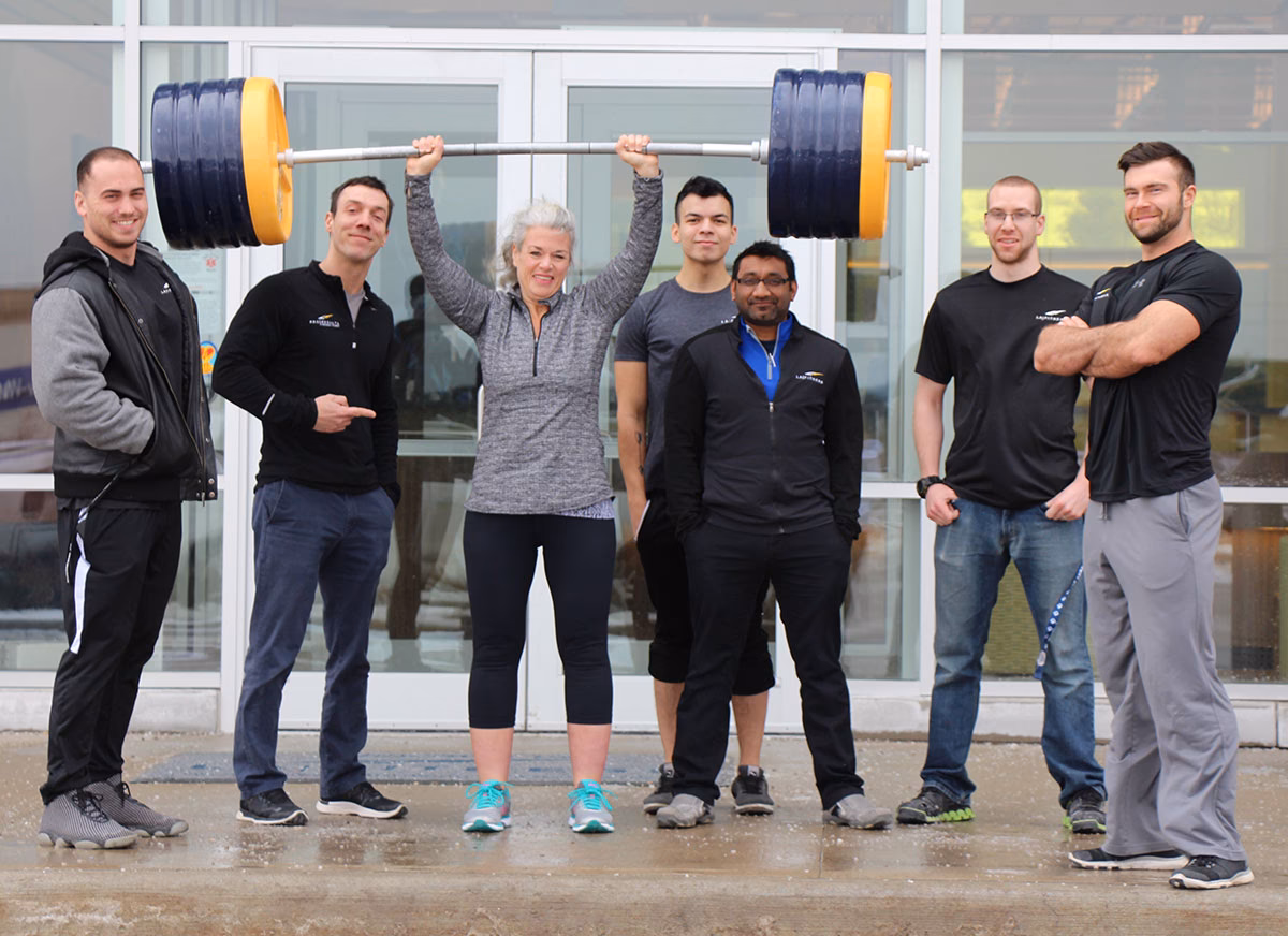 What jobs are available through LA Fitness?