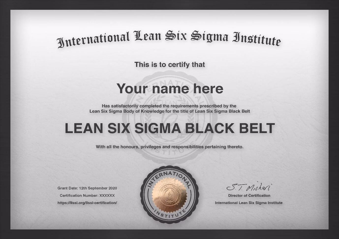 How do I become a CSSC certified Lean Six Sigma black belt?