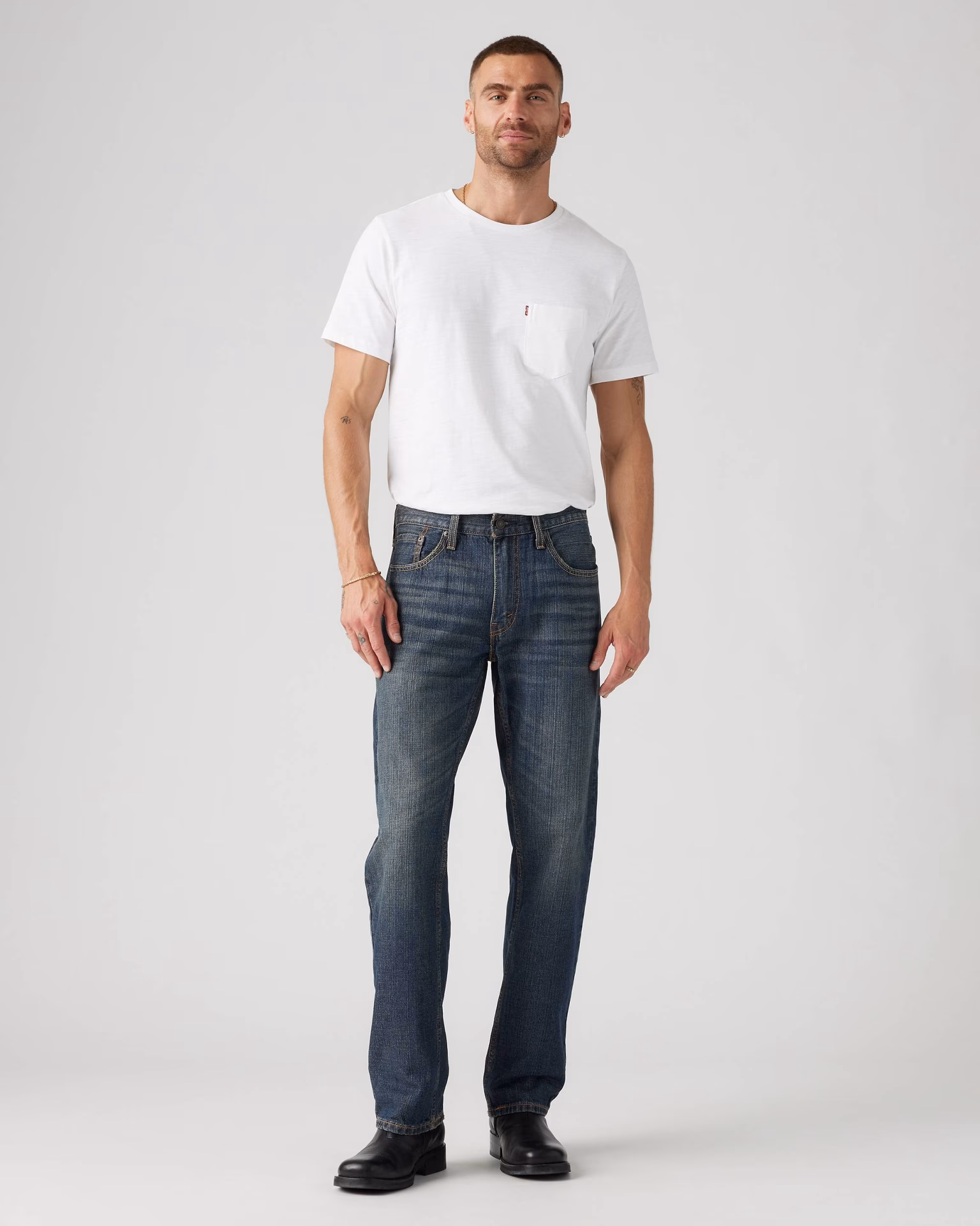 What are Levi's 550 jeans made of?