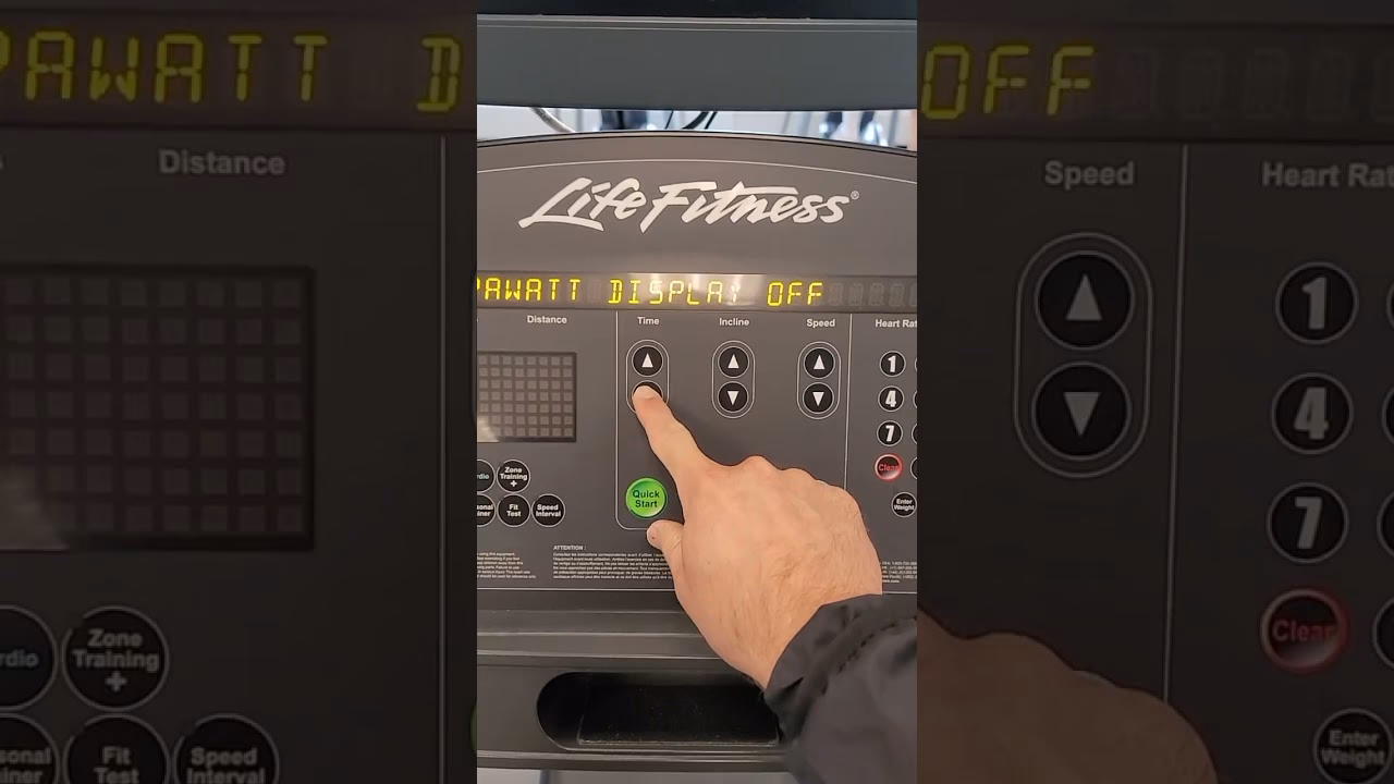 How do Life Fitness treadmills measure distance traveled?