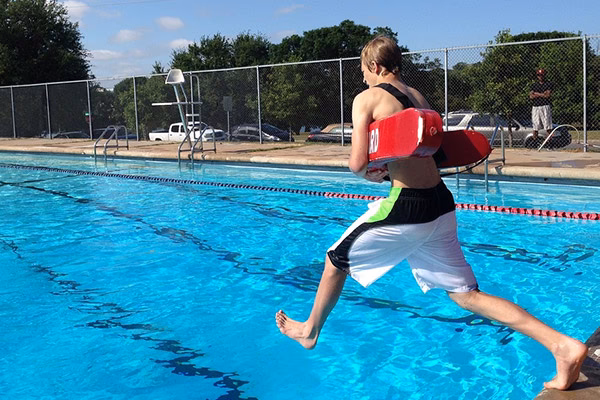 What does a lifeguard do?
