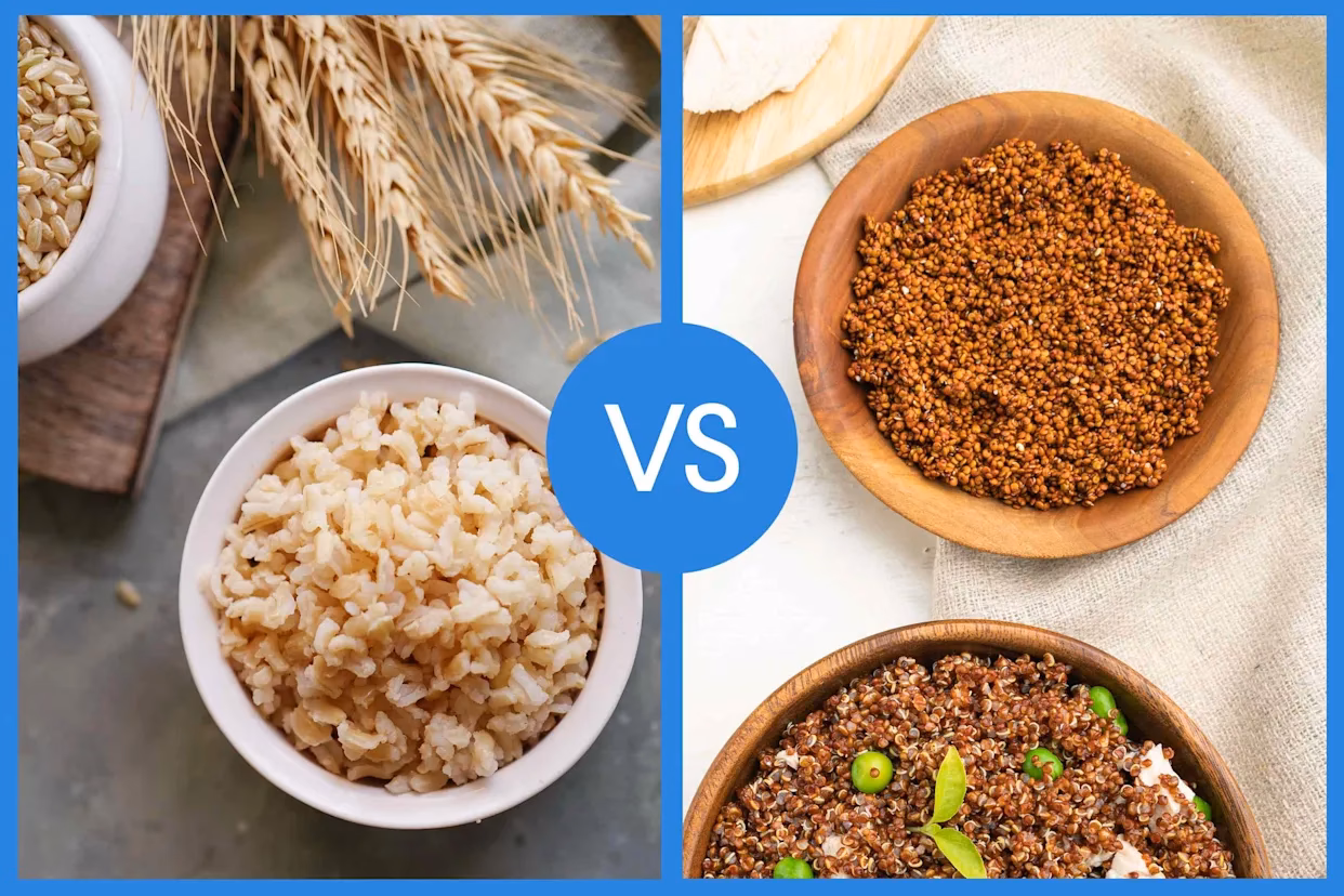 Are brown rice and quinoa healthy?