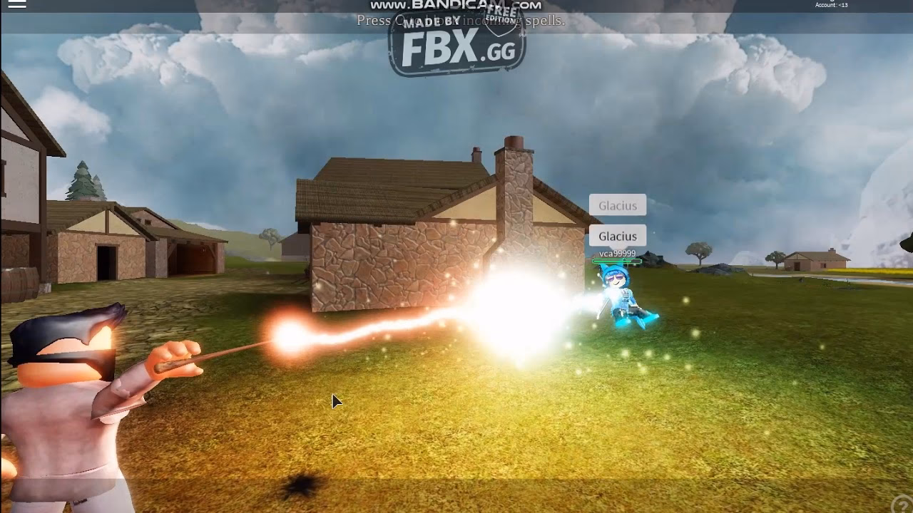 How do you play magic training on Roblox?