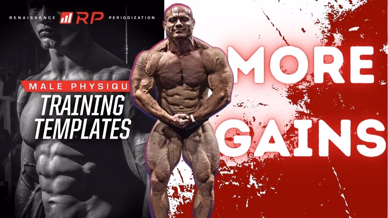 How long is the male physique template?