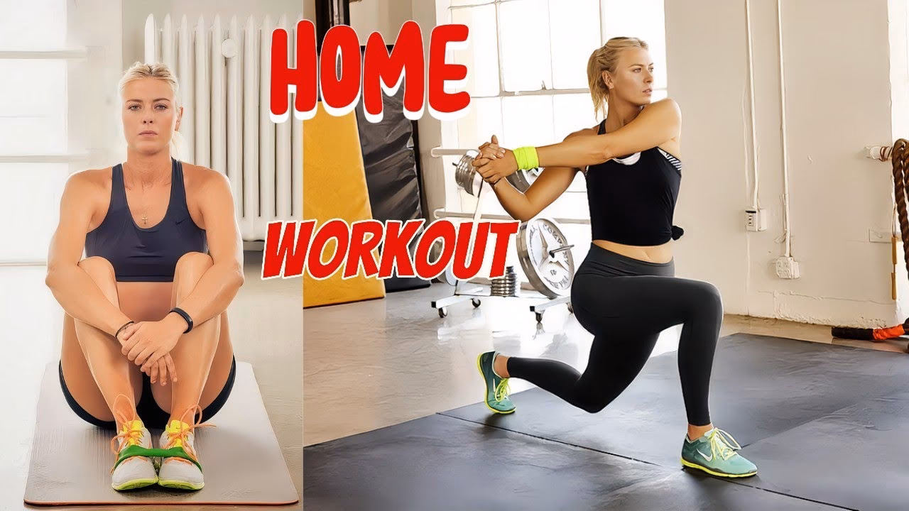 How does Maria Sharapova stay fit?