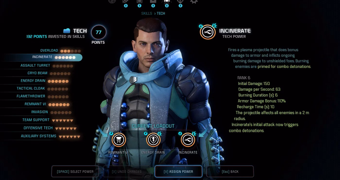 How do you unlock skills in Mass Effect Andromeda?