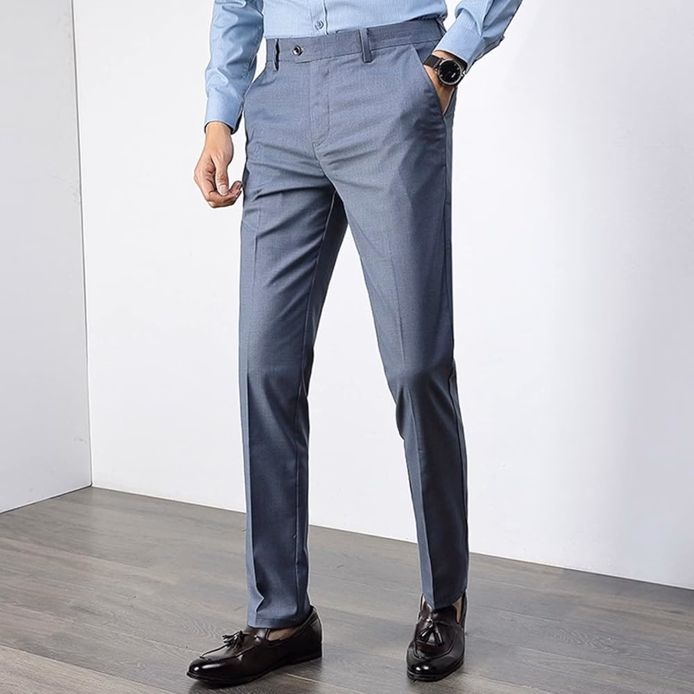Are men's regular-fit trousers comfortable?