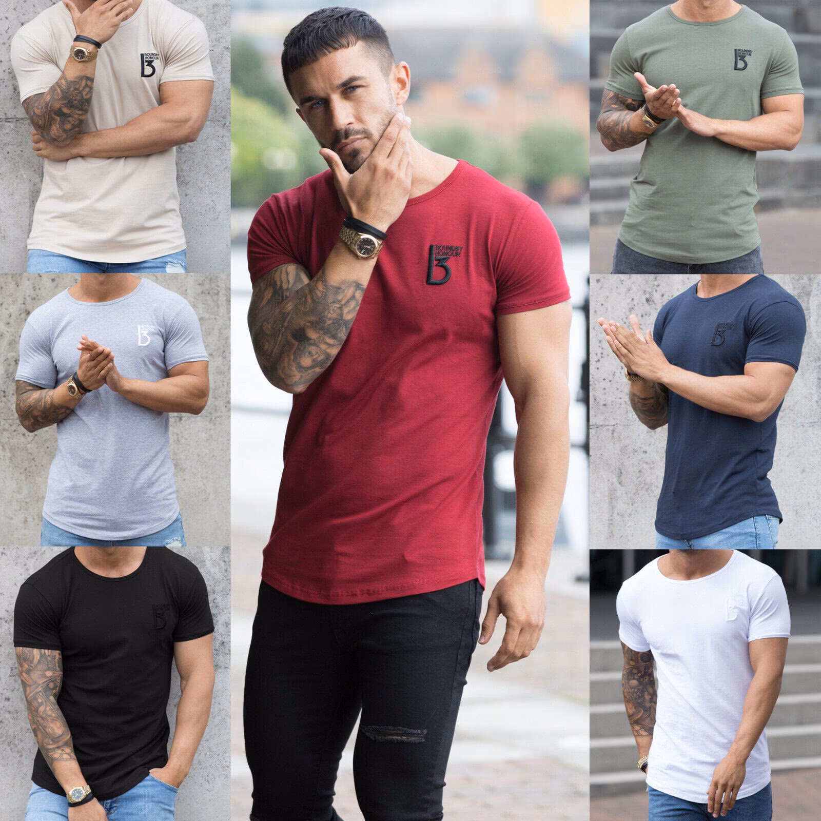 What to wear with a slim fit tee?